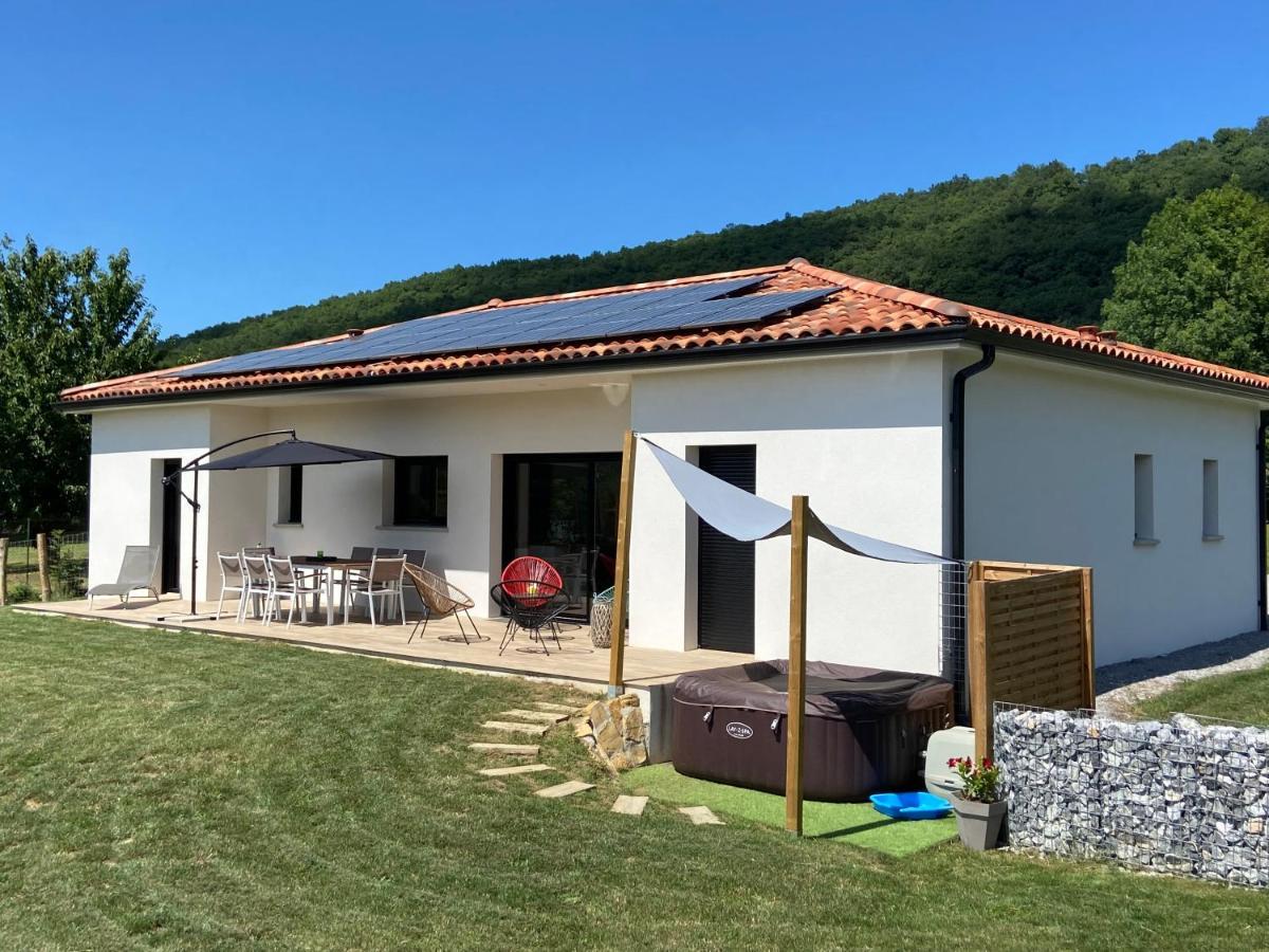 Villa Jacuzzi, Terrain De Petanque Et Aire De Jeux Vue Sur Les Pyrenees Seilhan Ngoại thất bức ảnh